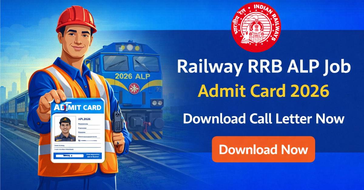 Railway RRB ALP Job Admit Card 2026